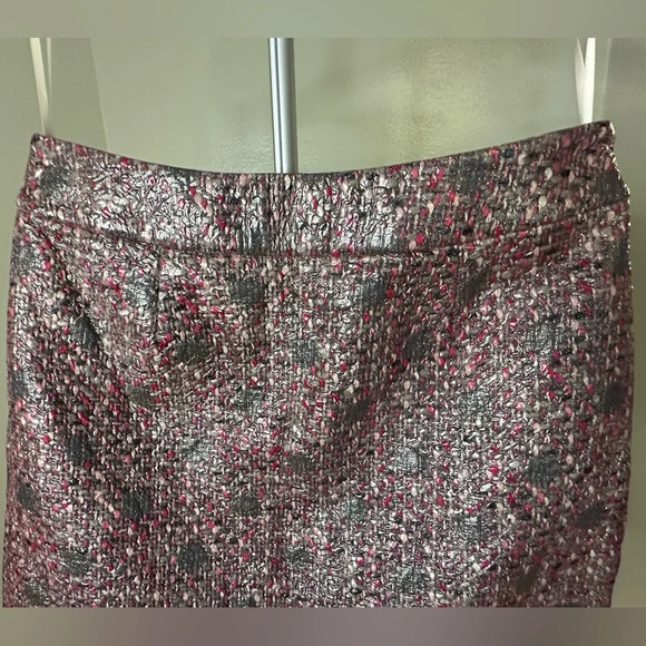 Kate Spade Glitter Tweed Pink and Gray Skirt– Size 6 "skirt the rules" - Picture 3 of 5